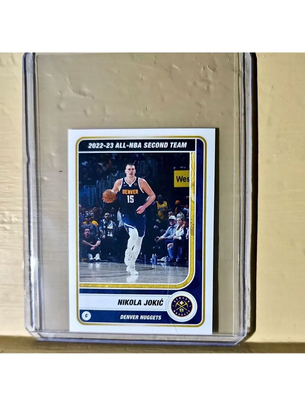 Nikola Jokić 2023-24 Panini NBA Basketball #9 Sticker All-NBA 2nd team